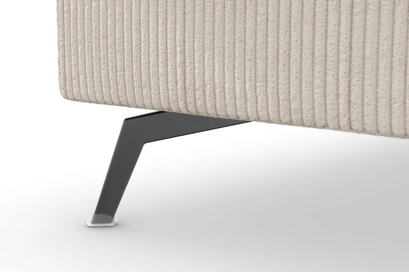 Ocean Lyx 4-seters Venstrevendt L-formet Sjeselongsofa i Manchester - Beige - Møbler - Sofaer - Sofaer med sjeselong - 4 seters sofa med divan