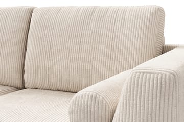 Ocean Lyx 4-seters Venstrevendt L-formet Sjeselongsofa i Manchester - Beige - Møbler - Sofaer - Sofaer med sjeselong - 4 seters sofa med divan