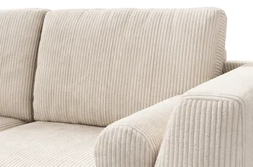 Ocean Lyx 4-seters Venstrevendt L-formet Sjeselongsofa i Manchester - Beige - Møbler - Sofaer - Sofaer med sjeselong - 4 seters sofa med divan