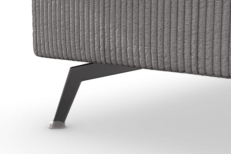 Ocean Lyx 4-seters Venstrevendt L-formet Sjeselongsofa i Manchester - Mørk grå - Møbler - Sofaer - Sofaer med sjeselong - 4 seters sofa med divan