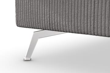 Ocean Lyx 4-seters Venstrevendt L-formet Sjeselongsofa i Manchester - Mørk grå - Møbler - Sofaer - Sofaer med sjeselong - 4 seters sofa med divan