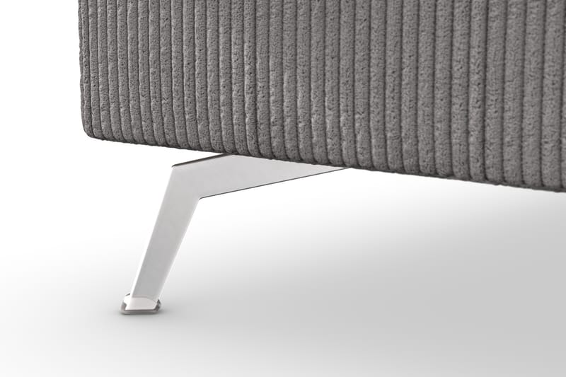 Ocean Lyx 4-seters Venstrevendt L-formet Sjeselongsofa i Manchester - Mørk grå - Møbler - Sofaer - Sofaer med sjeselong - 4 seters sofa med divan