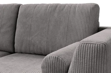 Ocean Lyx 4-seters Venstrevendt L-formet Sjeselongsofa i Manchester - Mørk grå - Møbler - Sofaer - Sofaer med sjeselong - 4 seters sofa med divan