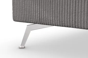 Ocean Lyx 4-seters Venstrevendt L-formet Sjeselongsofa i Manchester - Mørk grå - Møbler - Sofaer - Sofaer med sjeselong - 4 seters sofa med divan