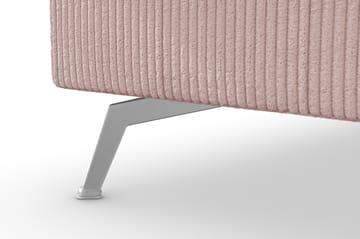 Ocean Lyx 4-seters Venstrevendt L-formet Sjeselongsofa i Manchester - Rosa - Møbler - Sofaer - Sofaer med sjeselong - 4 seters sofa med divan