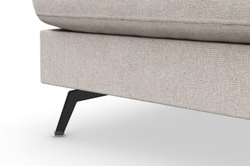 Ocean Lyx 4-seters Venstrevendt L-formet Sjeselongsofa i Stoff - Beige - Møbler - Sofaer - Sofaer med sjeselong - 4 seters sofa med divan