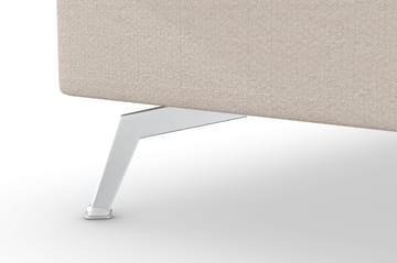 Ocean Lyx 4-seters Venstrevendt L-formet Sjeselongsofa i Stoff - Beige - Møbler - Sofaer - Sofaer med sjeselong - 4 seters sofa med divan