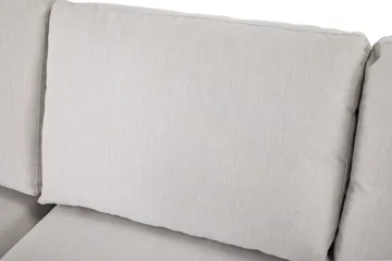 Ocean Lyx 4-seters Venstrevendt L-formet Sjeselongsofa i Stoff - Lys grå - Møbler - Sofaer - Sofaer med sjeselong - 4 seters sofa med divan