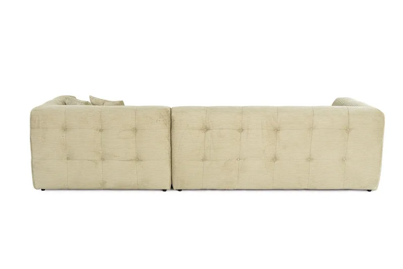 Octavian Sofa med Sjeselong 3-seter - Grønn - Møbler - Sofaer - Sofaer med sjeselong - 3 seters sofa med divan