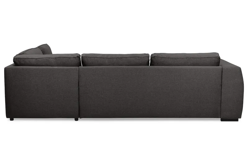 Optus 3-seters Sofa med Sjeselong Høyre - Mørkegrå - Møbler - Sofaer - Sofaer med sjeselong - 3 seters sofa med divan