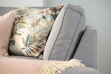 Optus 3-seters Vendbar L-formet Sjeselongsofa i Stoff - Lys grå - Møbler - Sofaer - Sofaer med sjeselong - 3 seters sofa med divan