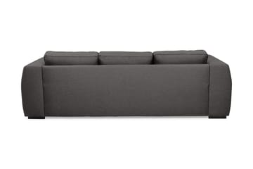 Optus 3-seters Vendbar L-formet Sjeselongsofa i Stoff - Mørk grå - Møbler - Sofaer - Sofaer med sjeselong - 3 seters sofa med divan