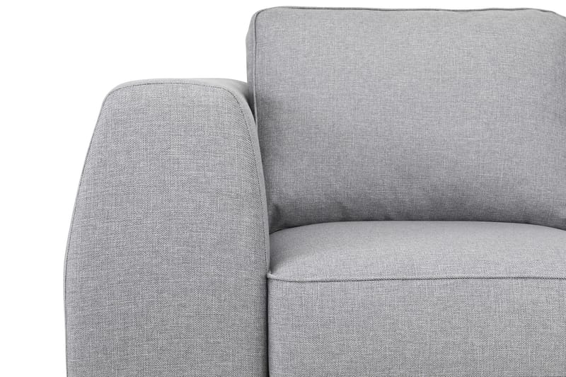 Optus 4-seters Høyrevendt L-formet Sjeselongsofa i Stoff - Lys grå - Møbler - Sofaer - Sofaer med sjeselong - 3 seters sofa med divan