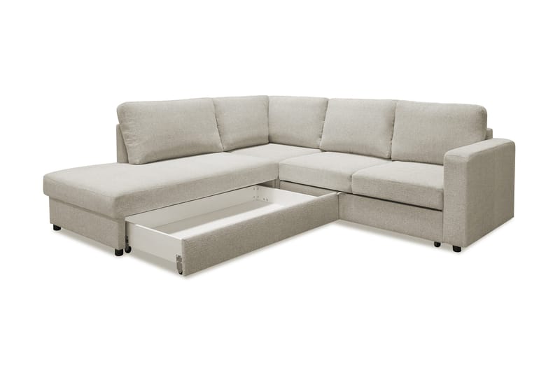 Paris U-Sovesofa - Beige - Møbler - Sofaer - Sofaer med sjeselong - 4 seters sofa med divan