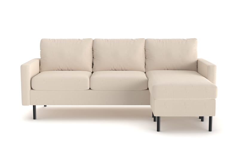 Peppe 3-seters Vendbar L-formet Divansofa i Manchester, Greige