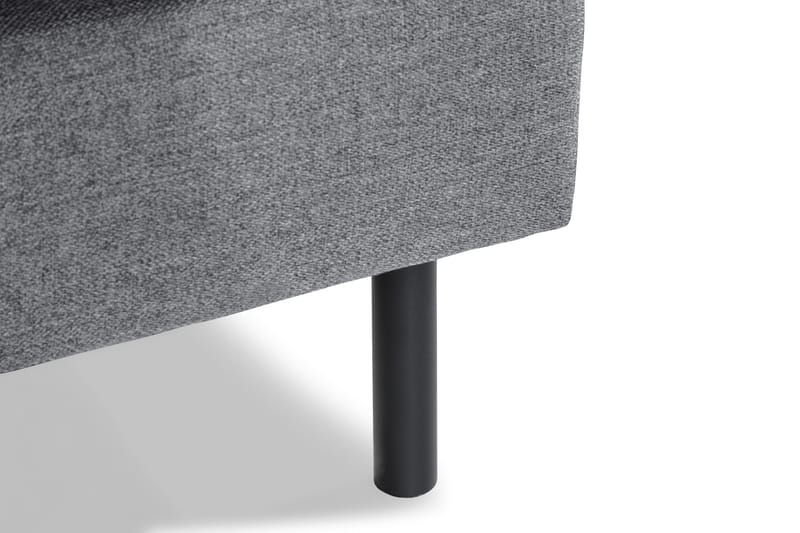 Peppe 3-seters Vendbar L-formet Divansofa i Stoff - Lys grå - Møbler - Sofaer - Sofaer med sjeselong - 3 seters sofa med divan