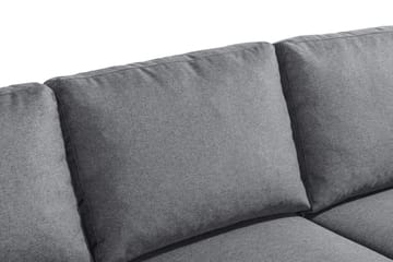 Peppe 3-seters Vendbar L-formet Divansofa i Stoff - Lys grå - Møbler - Sofaer - Sofaer med sjeselong - 3 seters sofa med divan