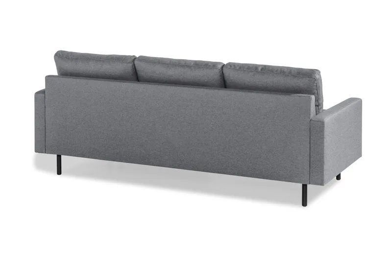 Peppe 3-seters Vendbar L-formet Divansofa i Stoff - Lys grå - Møbler - Sofaer - Sofaer med sjeselong - 3 seters sofa med divan