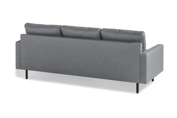 Peppe 3-seters Vendbar L-formet Divansofa i Stoff - Lys grå - Møbler - Sofaer - Sofaer med sjeselong - 3 seters sofa med divan