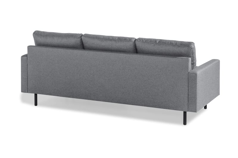 Peppe 3-seters Vendbar L-formet Divansofa i Stoff - Lys grå - Møbler - Sofaer - Sofaer med sjeselong - 3 seters sofa med divan