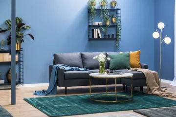 Peppe 3-seters Vendbar L-formet Divansofa i Stoff - Mørk grå - Møbler - Sofaer - Sofaer med sjeselong - 3 seters sofa med divan