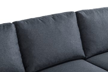 Peppe 3-seters Vendbar L-formet Divansofa i Stoff - Mørk grå - Møbler - Sofaer - Sofaer med sjeselong - 3 seters sofa med divan