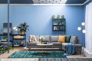 Peppe 4-seters Høyrevendt L-formet Sjeselongsofa i Stoff - Lys grå - Møbler - Sofaer - Sofaer med sjeselong - 4 seters sofa med divan