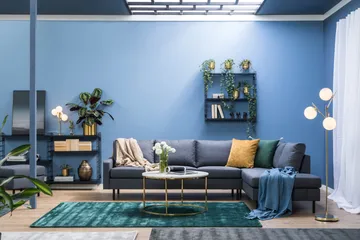Peppe 4-seters Høyrevendt L-formet Sjeselongsofa i Stoff - Mørk grå - Møbler - Sofaer - Sofaer med sjeselong - 4 seters sofa med divan