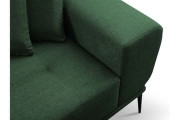 Rapale Sofagruppe Høyre med Fotskammel - Blå - Møbler - Sofaer - Sofaer med sjeselong