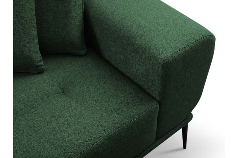 Rapale Sofagruppe Høyre med Fotskammel - Blå - Møbler - Sofaer - Sofaer med sjeselong