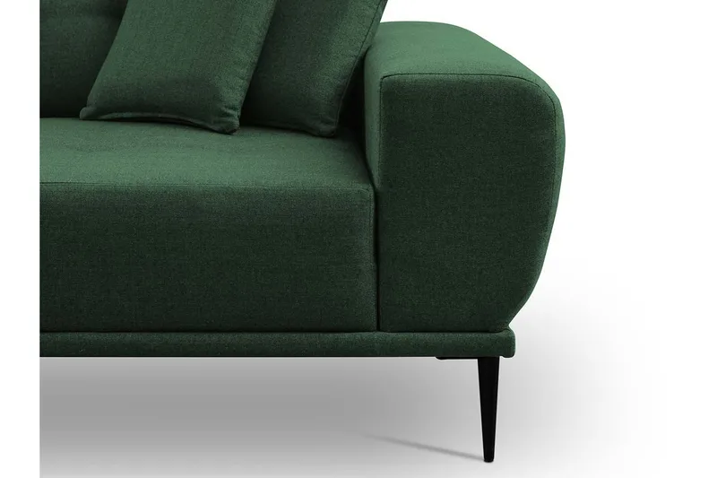 Rapale Sofagruppe Høyre med Fotskammel - Blå - Møbler - Sofaer - Sofaer med sjeselong