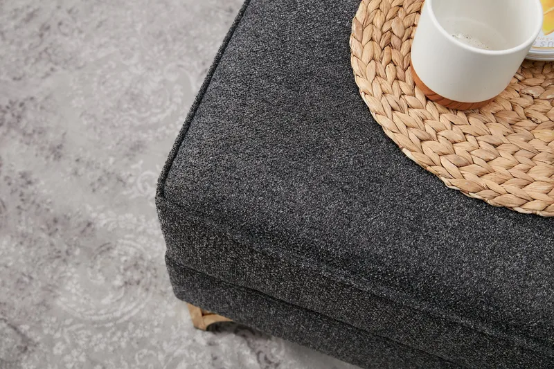 Retzow Sofa med Divan 4-seter - Antrasitt - Møbler - Sofaer - Sofaer med sjeselong - 4 seters sofa med divan