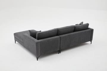 Retzow Sofa med Sjeselong 4-seter - Antrasitt - Møbler - Sofaer - Sofaer med sjeselong - 4 seters sofa med divan