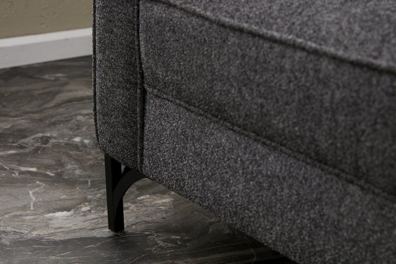 Retzow Sofa med Sjeselong 4-seter - Antrasitt - Møbler - Sofaer - Sofaer med sjeselong - 4 seters sofa med divan