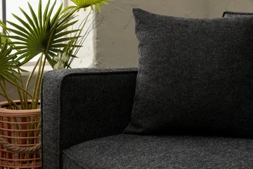 Retzow Sofa med Sjeselong 4-seter - Antrasitt - Møbler - Sofaer - Sofaer med sjeselong - 4 seters sofa med divan