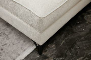 Retzow Sofa med Sjeselong 4-seter - Beige - Møbler - Sofaer - Sofaer med sjeselong - 4 seters sofa med divan