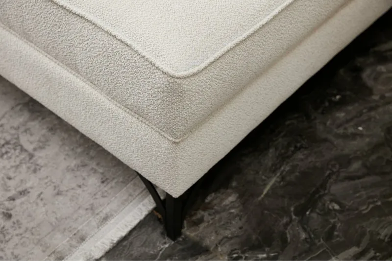 Retzow Sofa med Sjeselong 4-seter - Beige - Møbler - Sofaer - Sofaer med sjeselong - 4 seters sofa med divan