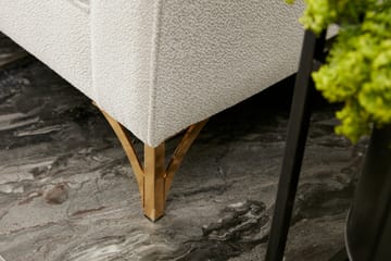 Retzow Sofa med Sjeselong 4-seter - Beige - Møbler - Sofaer - Sofaer med sjeselong - 4 seters sofa med divan