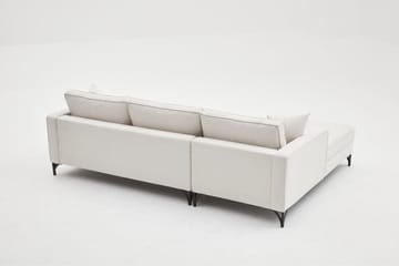 Retzow Sofa med Sjeselong 4-seter - Beige - Møbler - Sofaer - Sofaer med sjeselong - 4 seters sofa med divan