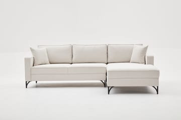 Retzow Sofa med Sjeselong 4-seter - Beige - Møbler - Sofaer - Sofaer med sjeselong - 4 seters sofa med divan