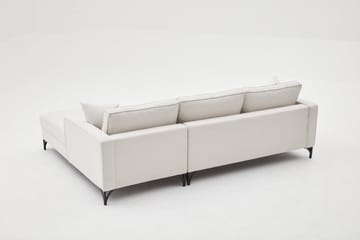 Retzow Sofa med Sjeselong 4-seter - Beige - Møbler - Sofaer - Sofaer med sjeselong - 4 seters sofa med divan