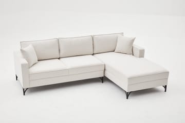 Retzow Sofa med Sjeselong 4-seter - Beige - Møbler - Sofaer - Sofaer med sjeselong - 4 seters sofa med divan
