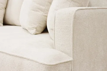 Rossita 4-seters Venstrevendt L-formet Dyp Sjeselongsofa i Chenille - Beige - Møbler - Sofaer - Sofaer med sjeselong - 4 seters sofa med divan