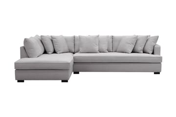 Rossita 4-seters Venstrevendt L-formet Dyp Sjeselongsofa med Hel Pute i Chenille