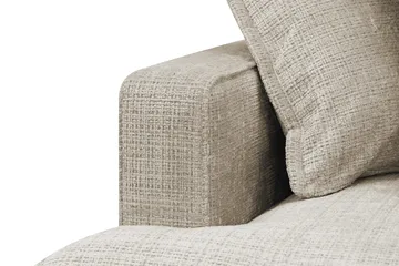 Rossita Lyx 4-seter Ekstra dyp Sofa med Sjeselong Høyre - Beige Chenille - Møbler - Sofaer - Sofaer med sjeselong - 4 seters sofa med divan