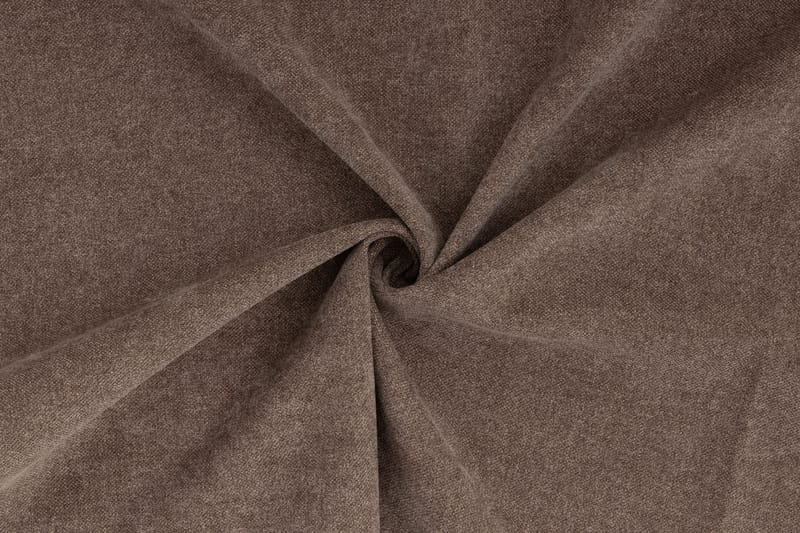 Rossita Lyx 4-seter Ekstra dyp Sofa med Sjeselong Høyre - Brun Stoff - Møbler - Sofaer - Sofaer med sjeselong - 4 seters sofa med divan