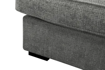 Rossita Lyx 4-seter Ekstra dyp Sofa med Sjeselong Høyre - Grå Chenille - Møbler - Sofaer - Sofaer med sjeselong - 4 seters sofa med divan