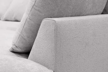 Rossita Lyx 4-seter Ekstra dyp Sofa med Sjeselong Høyre - Grå Chenille - Møbler - Sofaer - Sofaer med sjeselong - 4 seters sofa med divan