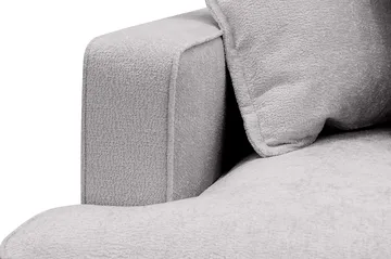 Rossita Lyx 4-seter Ekstra dyp Sofa med Sjeselong Høyre - Grå Chenille - Møbler - Sofaer - Sofaer med sjeselong - 4 seters sofa med divan