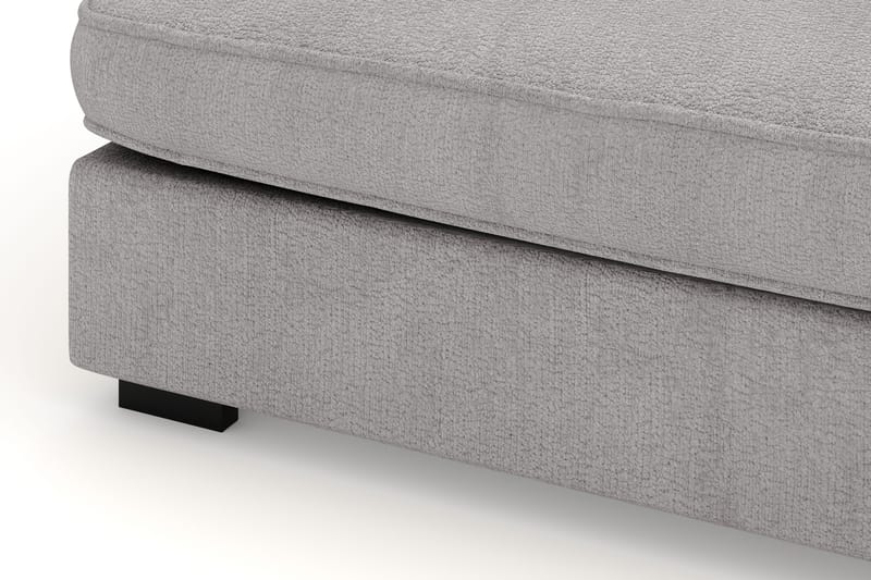 Rossita Lyx 4-seter Ekstra dyp Sofa med Sjeselong Høyre - Grå Chenille - Møbler - Sofaer - Sofaer med sjeselong - 4 seters sofa med divan